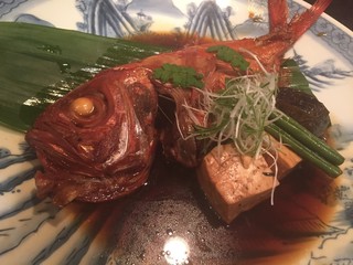 海鮮長州 - 萩港のどぐろ煮付け