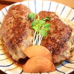 珈琲と定食 MoRiSaN - 20170429ハンバーグW