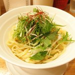 金蠍 - 金胡麻坦々つけ麺 900円 のつけ麺(大盛)