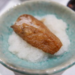 鮨匠 のむら - カマトロ焼きを大根おろしで