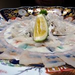 臼杵ふぐ 山田屋 - ふぐ刺し
