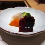 臼杵ふぐ 山田屋 - 煮こごり・香の物