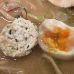 Menyawataru - 鶏団子と半熟煮玉子