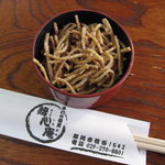 手打ちそば 蕎心庵 - サービスの「揚げ蕎麦」を、ポリポリと・・