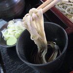 手打ちそば 蕎心庵 - つゆにチョンと付け、ズル～っと「粋」にね！