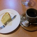 キッチン カトウ - セットの珈琲とデザート