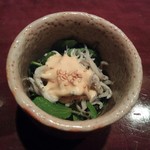 りょうりや 御旅屋 - ひうおとクレソンの胡麻酢かけ