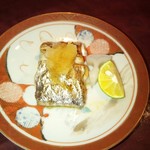 りょうりや 御旅屋 - 太刀魚　炭火焼