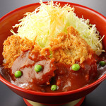 Fillet cutlet rice bowl
