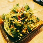 肉汁餃子のダンダダン - 悪魔的に旨い香菜サラダ ４８０円(税別)