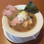 麺屋あした - 醤油白湯麺¥850+豚チャーシュー2枚¥180