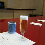 貴舟 - ランチ生ビール（５００円）