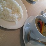 ロケット キッチン - グリーンカレー1380円