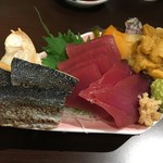 どん辰 - 刺身盛り合わせ　店長おすすめ