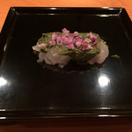 日本料理 たかむら - 白えび　わらびすり