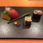 日本料理 たかむら - かたくりお浸しとか