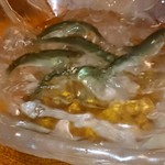 日本料理 きた川 - 焼く直前の元気な鮎(琵琶湖産)