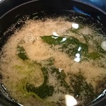 回転鮨 清次郎 - わかめ汁