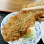 愛南 市場食堂 - 熱々の魚フライ
