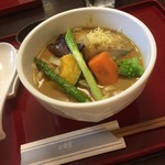 古奈屋 - 旬野菜カレーうどん-1380円