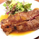 キャトルラパン 北梅田 - 1705_キャトルラパン北梅田_ステーキランチ(400g)＠1,300円