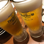 旨唐揚げと居酒メシ ミライザカ - 生ビール