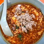 元祖ニュータンタンメン本舗 - タンタンメン大盛大辛ひき肉ダブルニラ