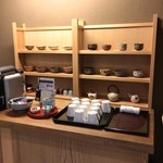 あらや滔々庵 - 湯上がりのドリンクサービス