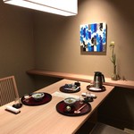 あらや滔々庵 - 夕食会場の個室