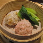 Kaiseki Kafe Akichi - 餅米焼売（１月後半のコースメニュー）