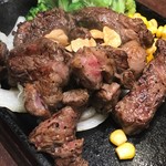 いきなりステーキ イオンモール新潟南店 - 連れの乱切りカットステーキ２００グラム(^^)