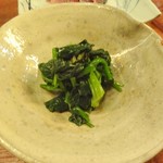 籠太 - ほうれん草のお浸し