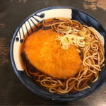 つるや - コロッケそば　400円