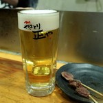 やきとり 正や - 生ビール