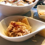 クウ カフェ - ▲プレートランチのタケノコのそぼろ煮。お家で真似したい♫•*¨*•.¸¸♪✧