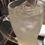 七輪ホルモン焼きもつ鍋 まことや  - ヒアルロン酸サワー