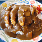 レストラン　けやき - カレー全部かけた状態