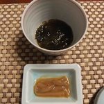 太平寿し - もずくと烏賊の塩辛