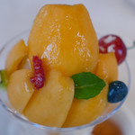 資生堂パーラー - 枇杷パフェ