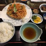 浜焼き･海鮮丼 かもめ丸 - 桜えびのかき揚げ定食