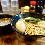 麺屋いちびり - ［2017/04］つけ麺300g(830円)＋味玉(100円)