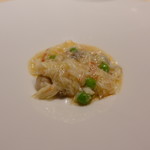 CHIUnE - 三河湾トリ貝 毛ガニと守破離五百万石のソース