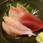 Sakana ya doujou - ランチ･刺身天婦羅定食 850円 2016年2月