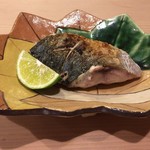 うを徳 - 舞鶴 鯖 塩焼き + すだち