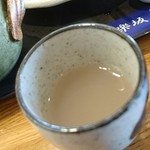 手打ち蕎麦 神楽坂 - 蕎麦湯