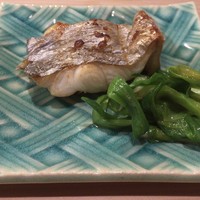 うを徳 - 東京湾 太刀魚 塩焼き + 新潟 甘草 酢味噌和え