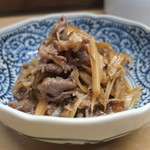 家庭料理 小川 - 牛肉の生姜煮