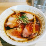 中村麺三郎商店 - １周年記念限定らぁ麺(醤油) 特製で９８０円　大盛には出来ません。