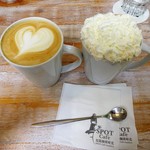 珈琲時光 - カフェラテ（ホット）、モカカプチーノ（ホット）