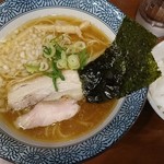 青山煮干しラーメン ハレルヤ - 煮干し中華そば+半ライス